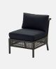 UmbChair, outdoor, black-brown