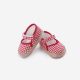 Red baby shoes
